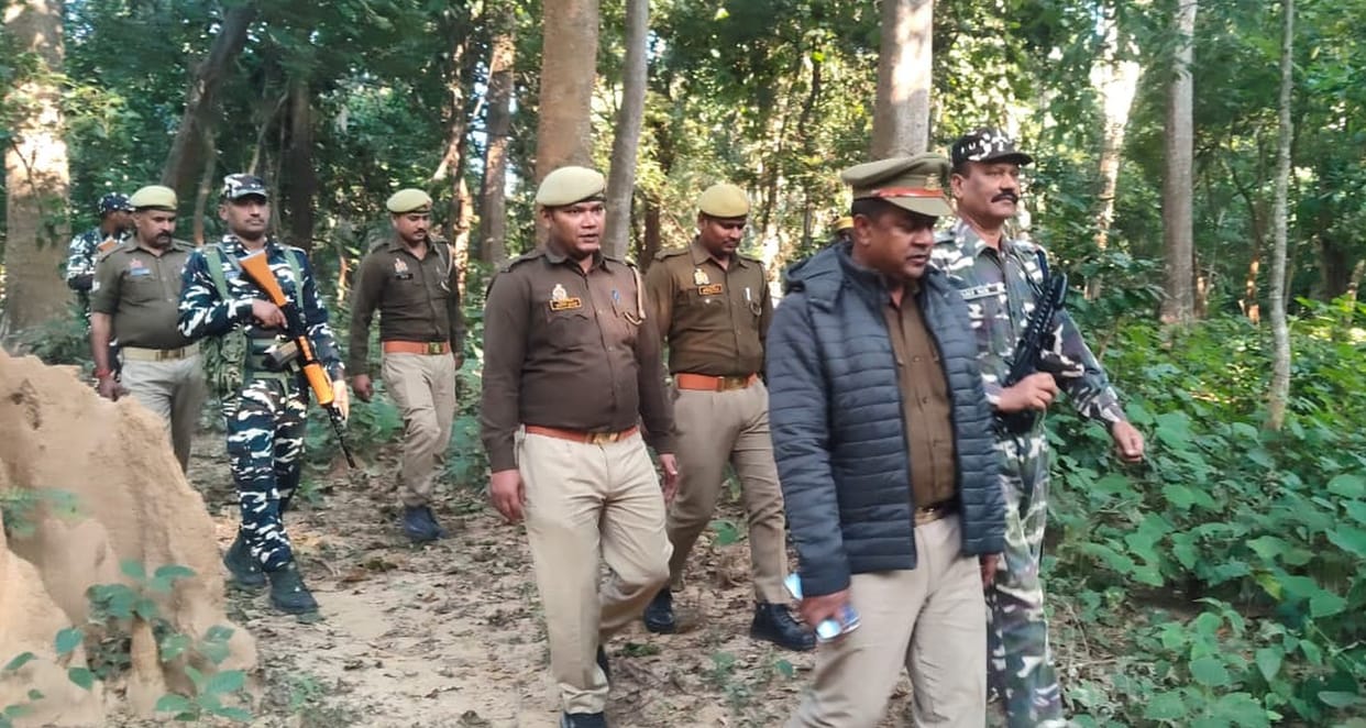 Increased surveillance on the Nepal border in thick fog