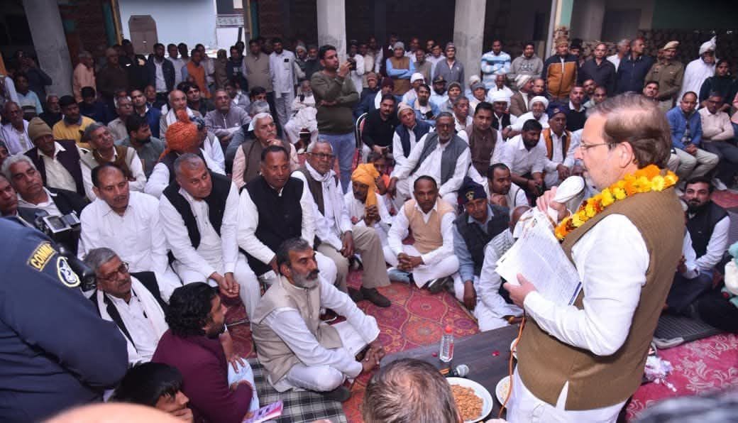The Cooperation Minister announced a grant of Rs. 26 lakh for development work and a library in Sain Dharamshala.