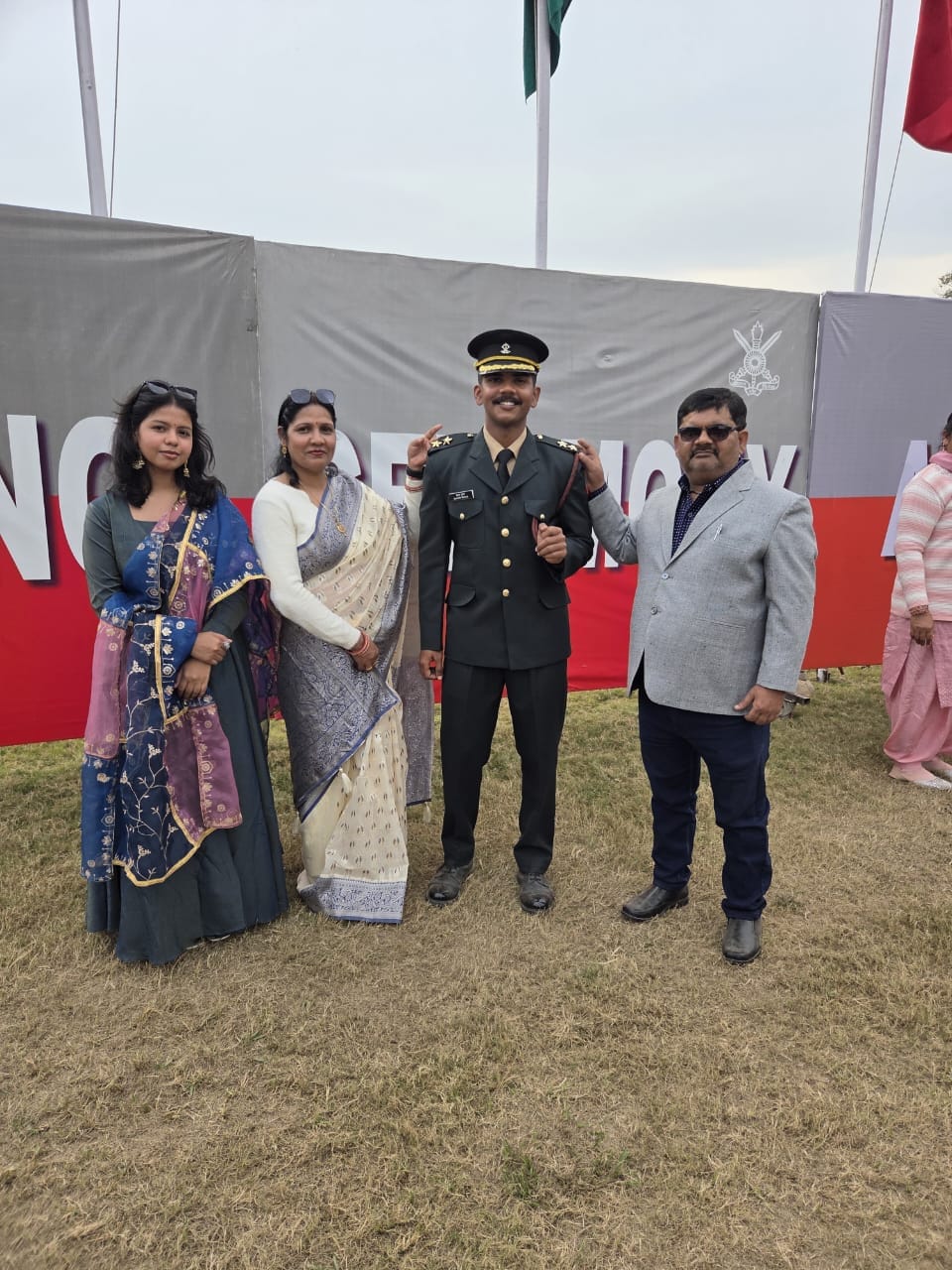 Devansh Shukla becomes Lieutenant, family happy