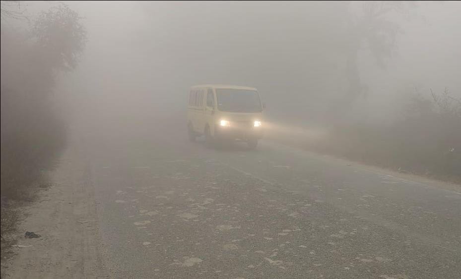 Saturday was the first foggy day of the season, with visibility down to 10 metres.