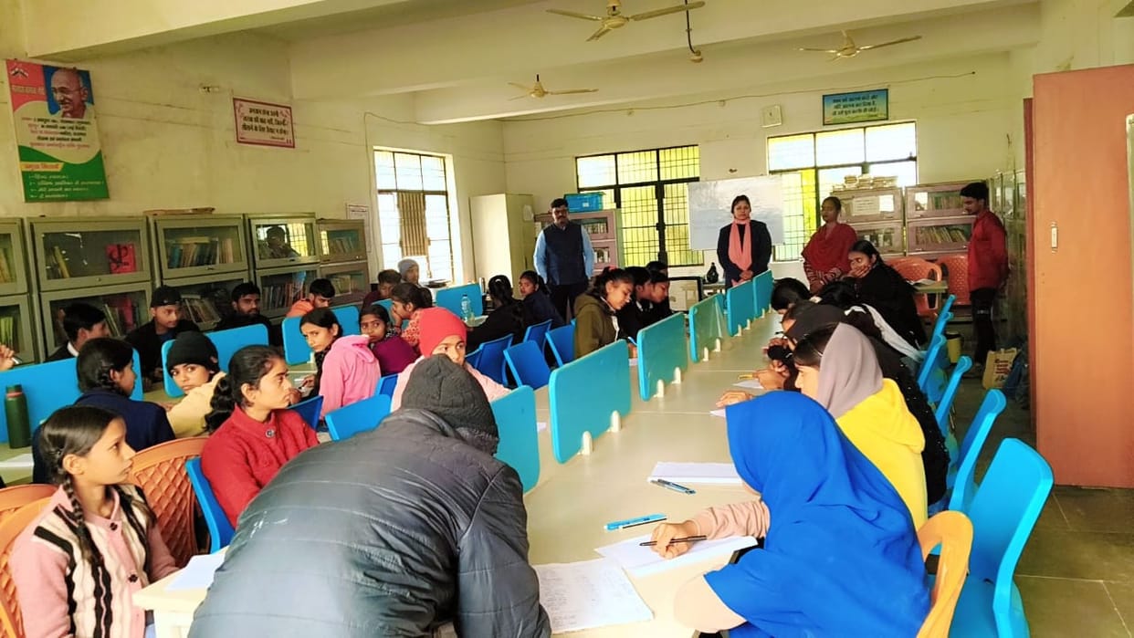 Surajpal secured first place in the essay competition, while Roshni came in second.