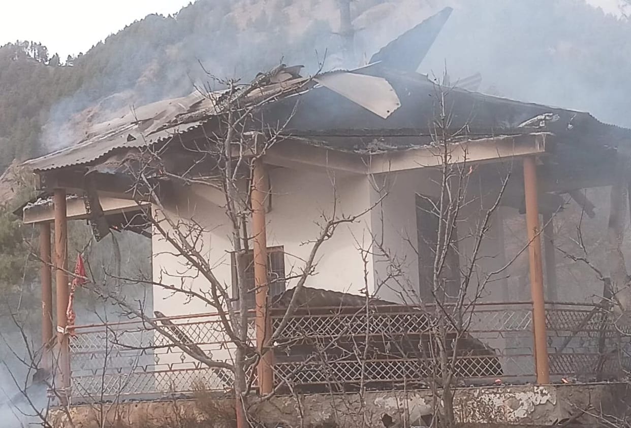 Tru Narel temple gutted in fire