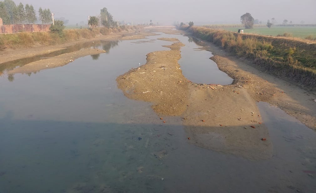 The canal has been dry for two months, affecting irrigation