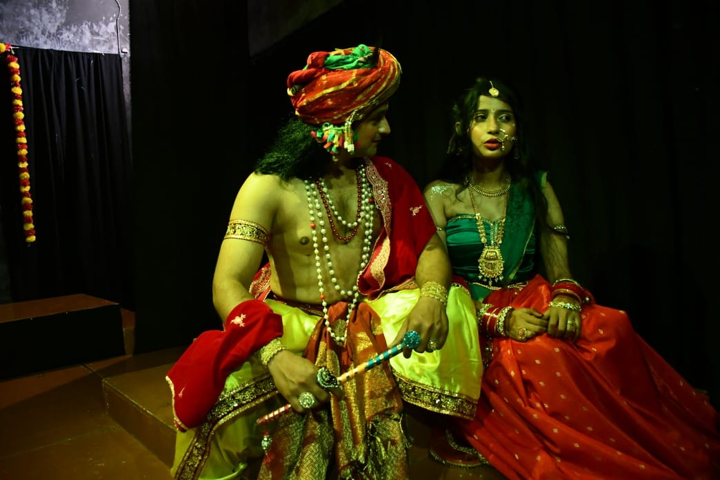 The play 'Maharathi', based on Karna, was staged.