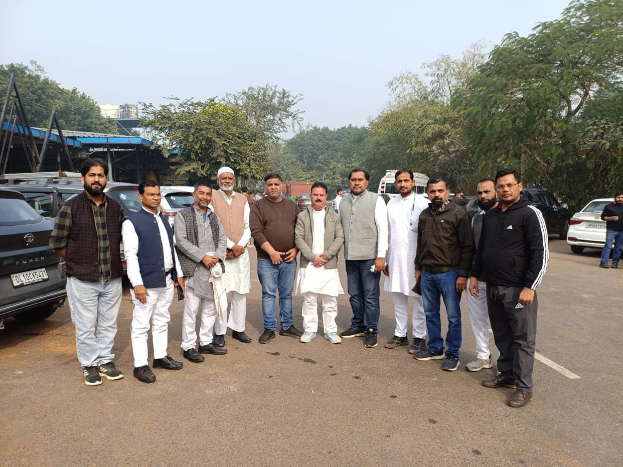 Congress leaders arrive to attend Delhi rally