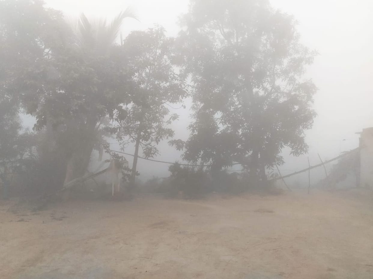 Fog in the morning and evening, melting increased the problem