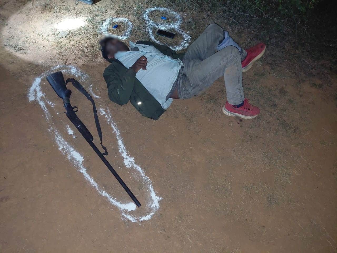 अहरौरा में गिरफ्तार घायल पशु तस्कर संदीप। स्रोत- पुलिस