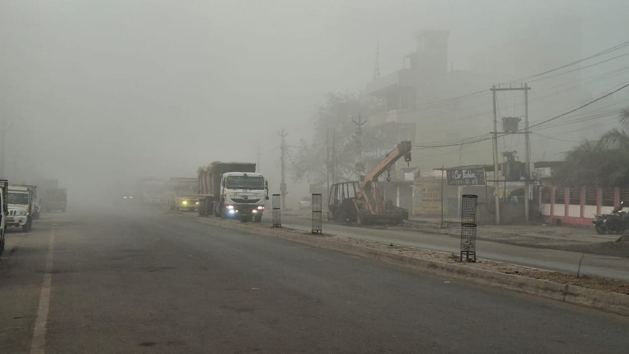 A blanket of fog in Sonanchal increased pollution