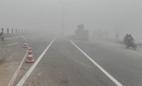 The first fog of the season was observed in Bhiwani district on Sunday.