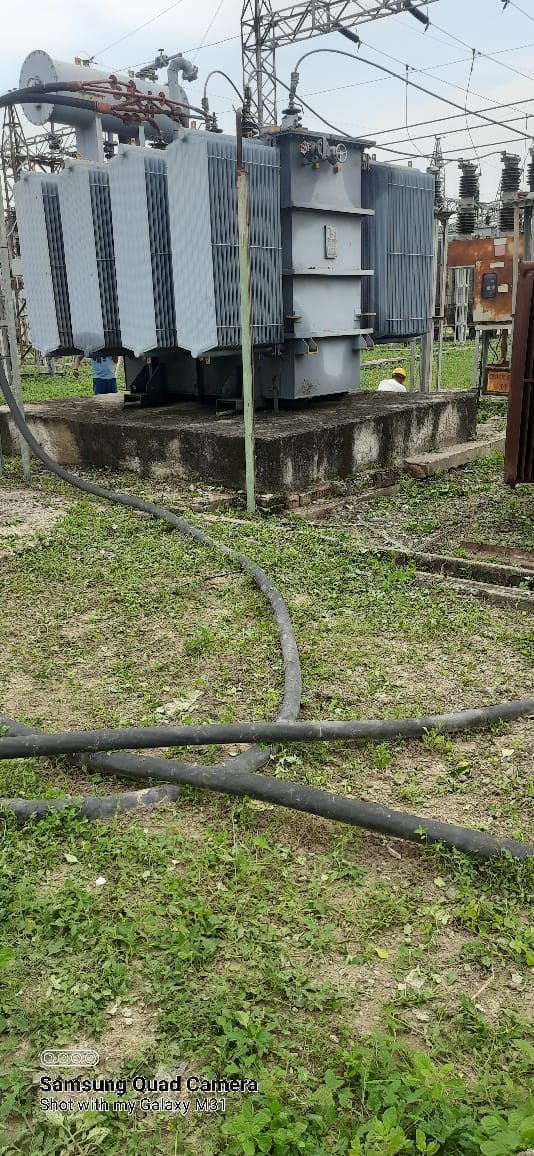 The main line cable of Jigna substation burst; power has been out for 30 hours.