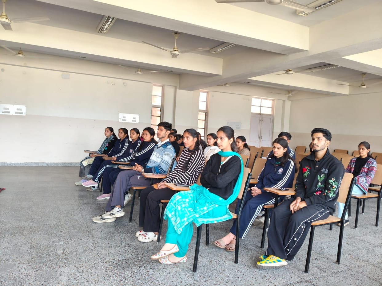 NSS volunteers were informed about the importance of character building and leadership development.