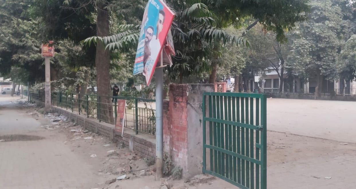 Illegal hoardings on main roads are causing problems.