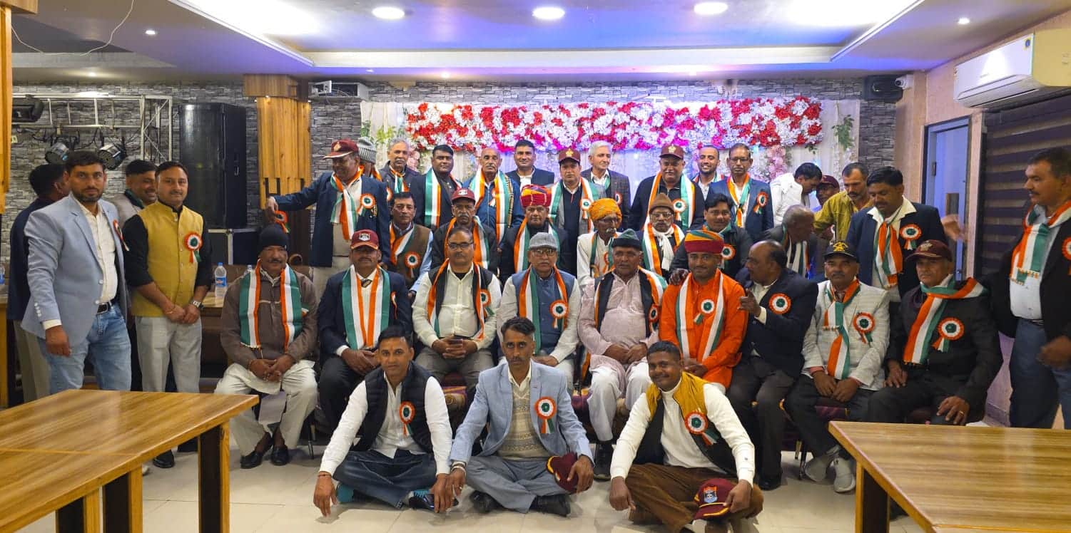 राजपूत रेजिमेंट के पूर्व सैनिकों ने मनाया खानसामा विजय दिवस।