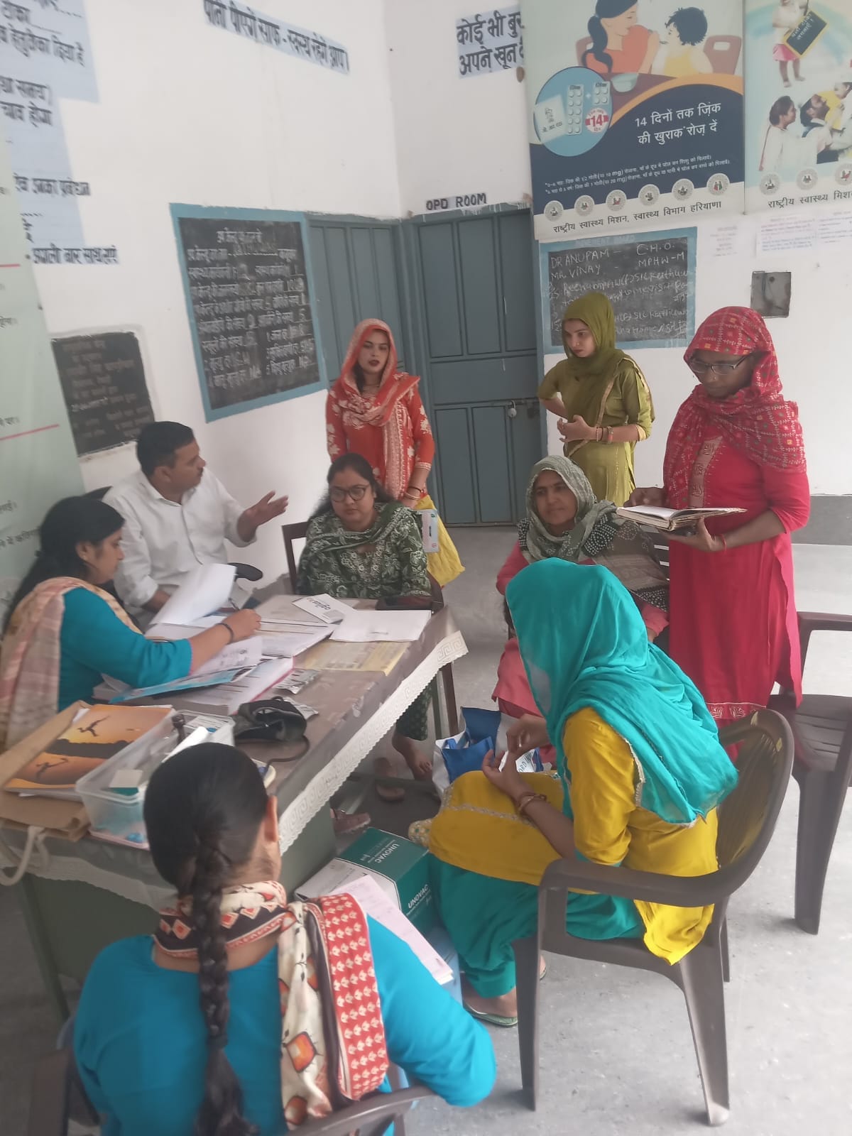 507 children were vaccinated in 61 sessions in the district.