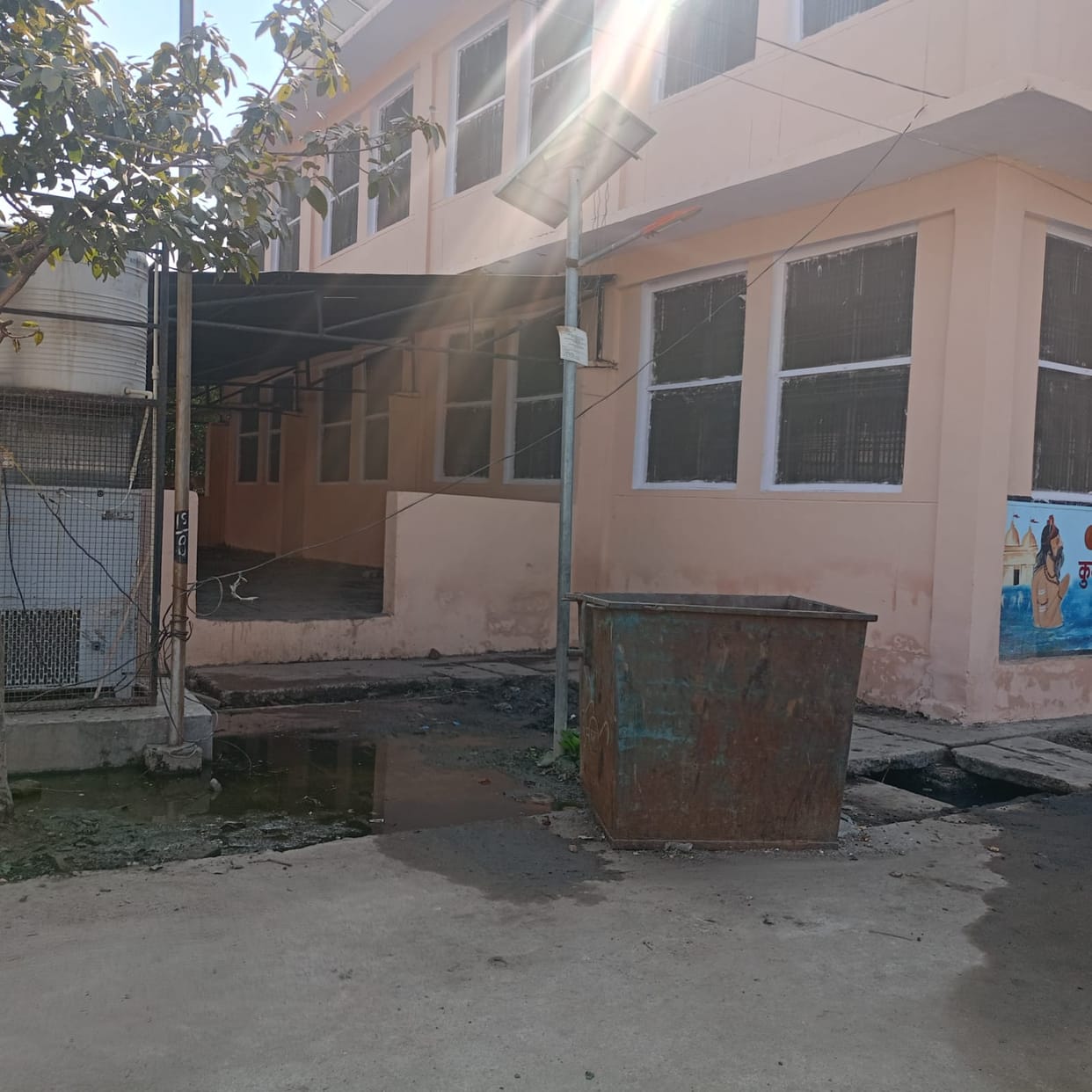 The cold has set in, but temporary night shelters have not been built.
