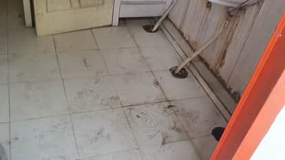 A tangle of wires spread on Hansi Road