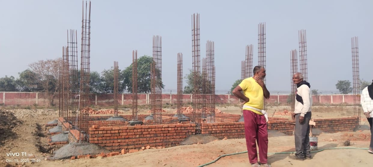 The department and the contractor are accused of using substandard materials in the construction of the sub-health center.