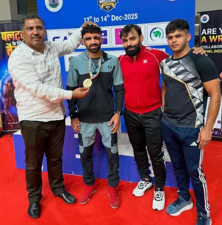 Wrestler Aman Sehrawat won the gold medal, his spirit unbroken despite an eye injury.