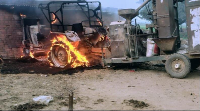 Innocent died after being crushed by tractor, villagers burnt tractor