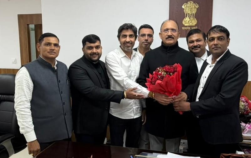 Ajay Tewatia, who has become the president of the Haryana Judges Association, was welcomed.