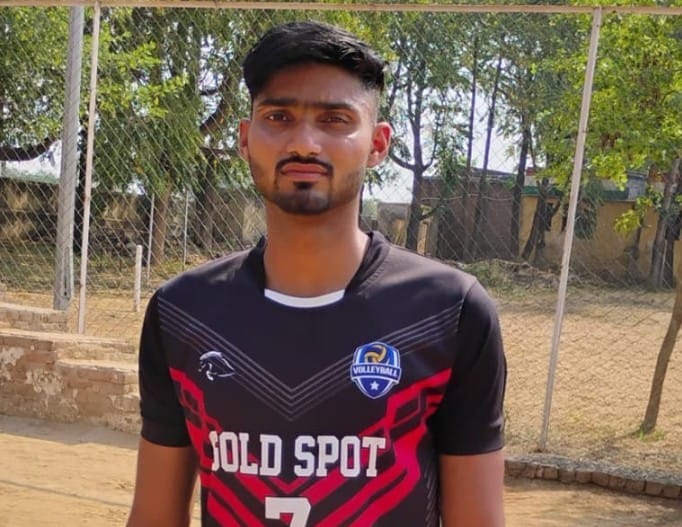 Volleyball player Mohit selected in the Army under sports quota