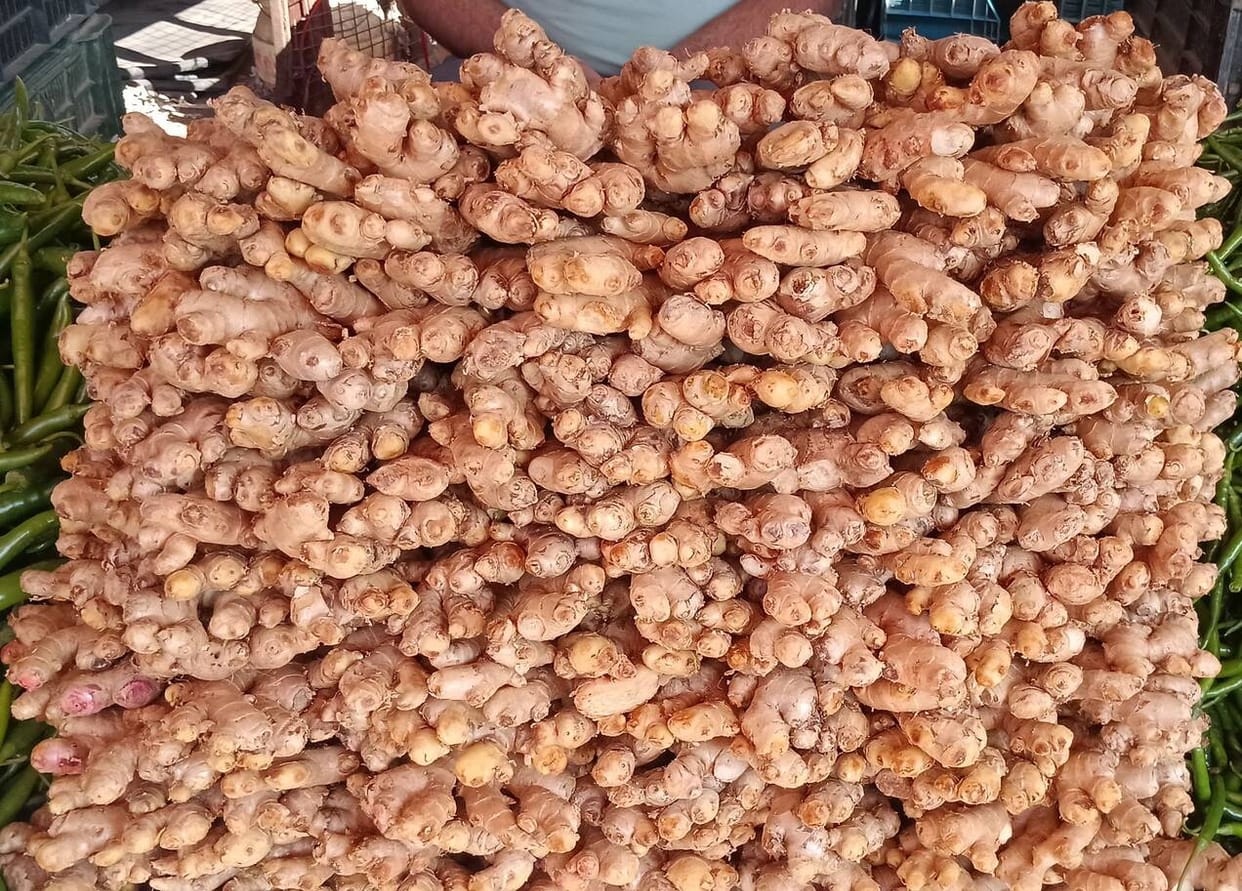 10 quintals of ginger is being consumed daily from sipping tea to tempering vegetables.