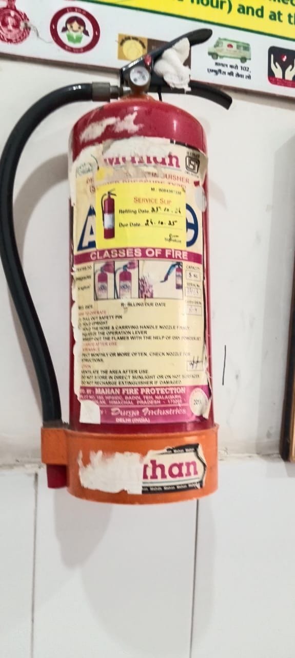 The hospital's fire safety system is malfunctioning and has been in need of repair for 52 days.