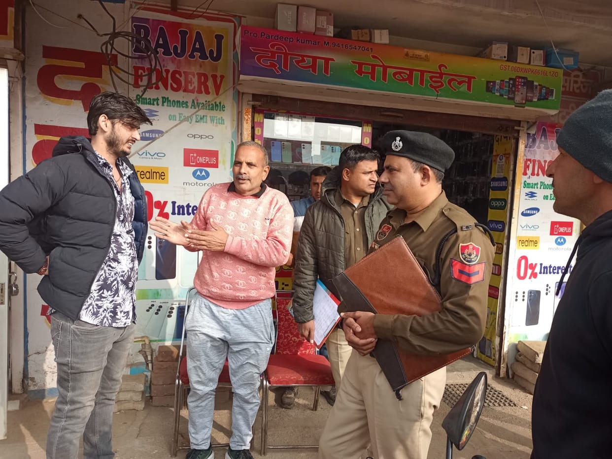Thieves broke into four shops in Jhojhu Kalan in a single night, stealing cash and goods worth lakhs of rupees