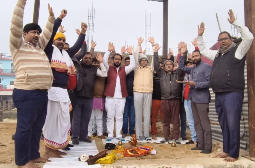 Bhoomi Pujan for Hindu Conference