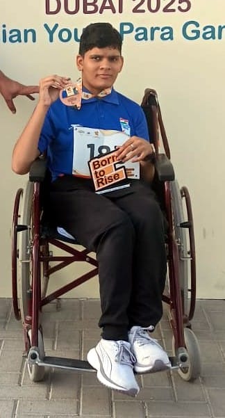 Muskan Sheoran wins two bronze medals at the Asian Youth Para Games.