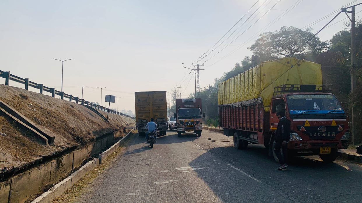 Black Spot: Accidents are caused by vehicles coming in the wrong direction, even police are not deployed to stop them.