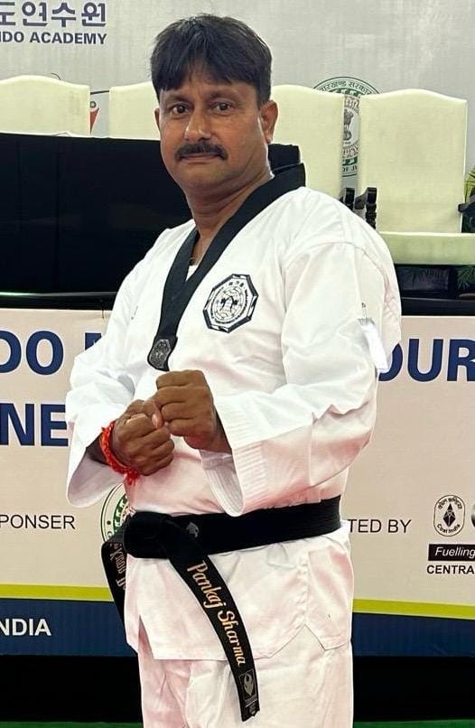 Pankaj Sharma will participate in the National Sikh Taekwondo Games.