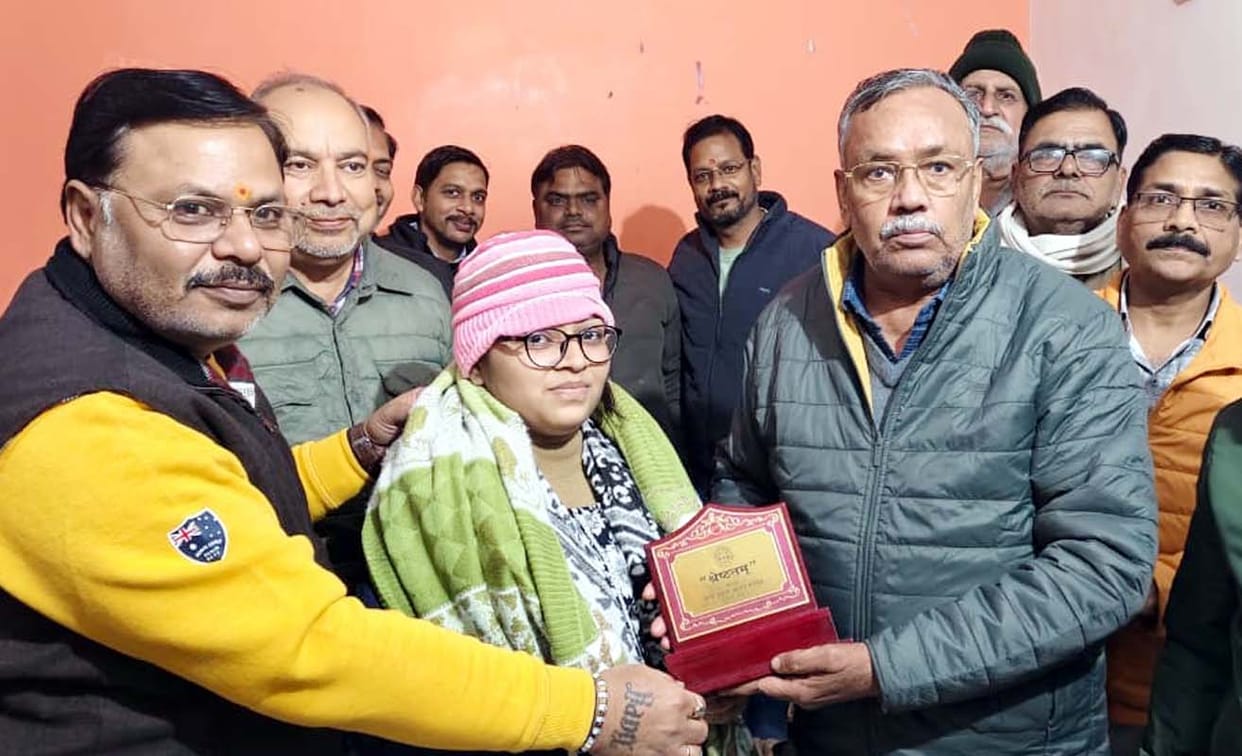 The business association honored Kalpana.