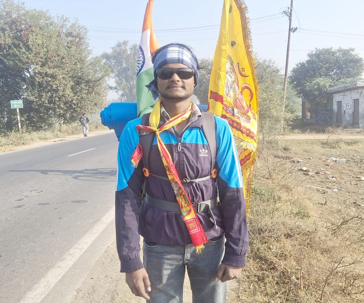 Young man sets out on foot march to make India a Hindu nation