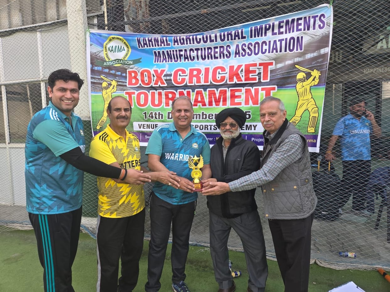 Cama Warriors secured first place in the cricket tournament