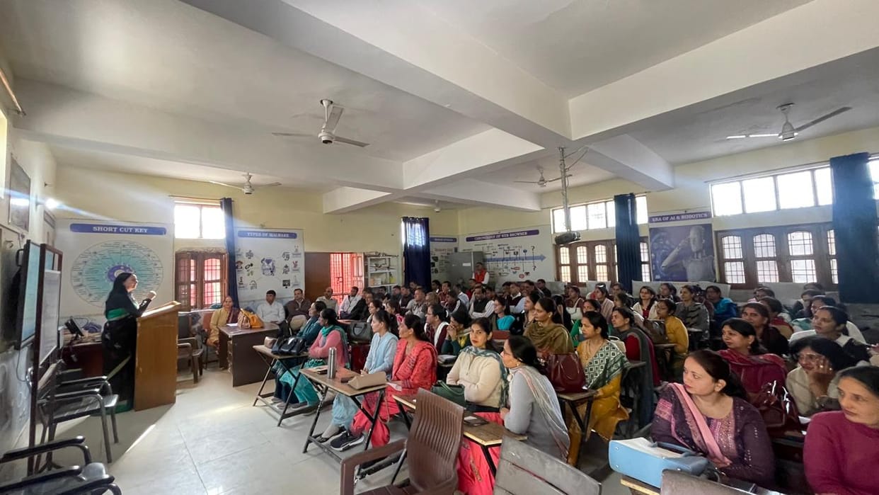 Training was provided to PGT and TGT teachers.