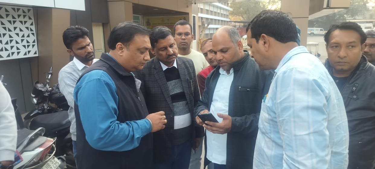 A vigilance team arrived to investigate the renovation work worth Rs 15.90 crore done at the civil hospital.