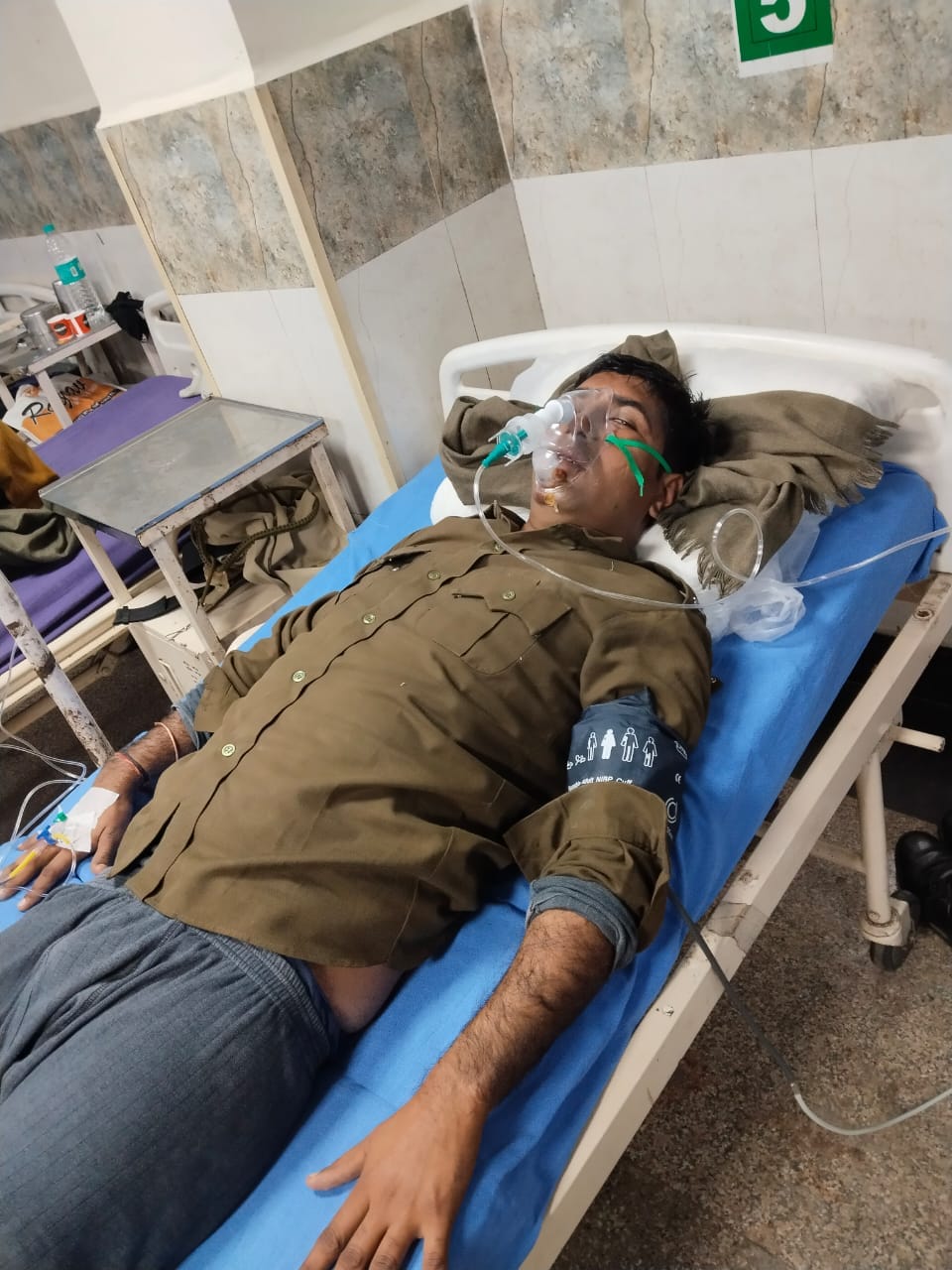 Home Guard jawan injured after being hit by a hydra
