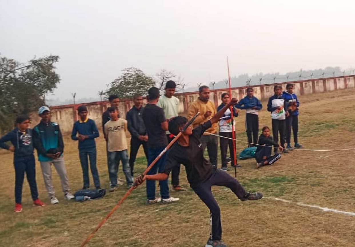 Sagar won the javelin throw