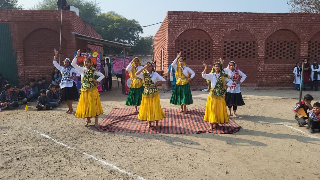 Students added to the festive atmosphere on the school's founding day.