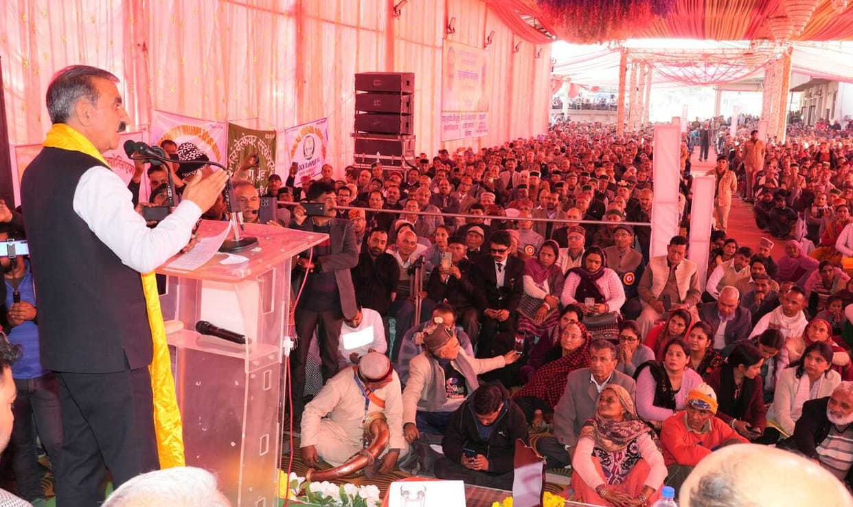 CM inaugurated and laid the foundation stone of schemes worth Rs 69 crore in Ghumarwin.