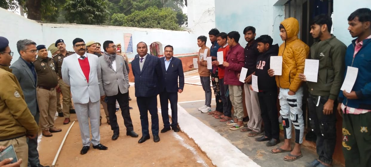 Officials conducted a surprise inspection of the district jail