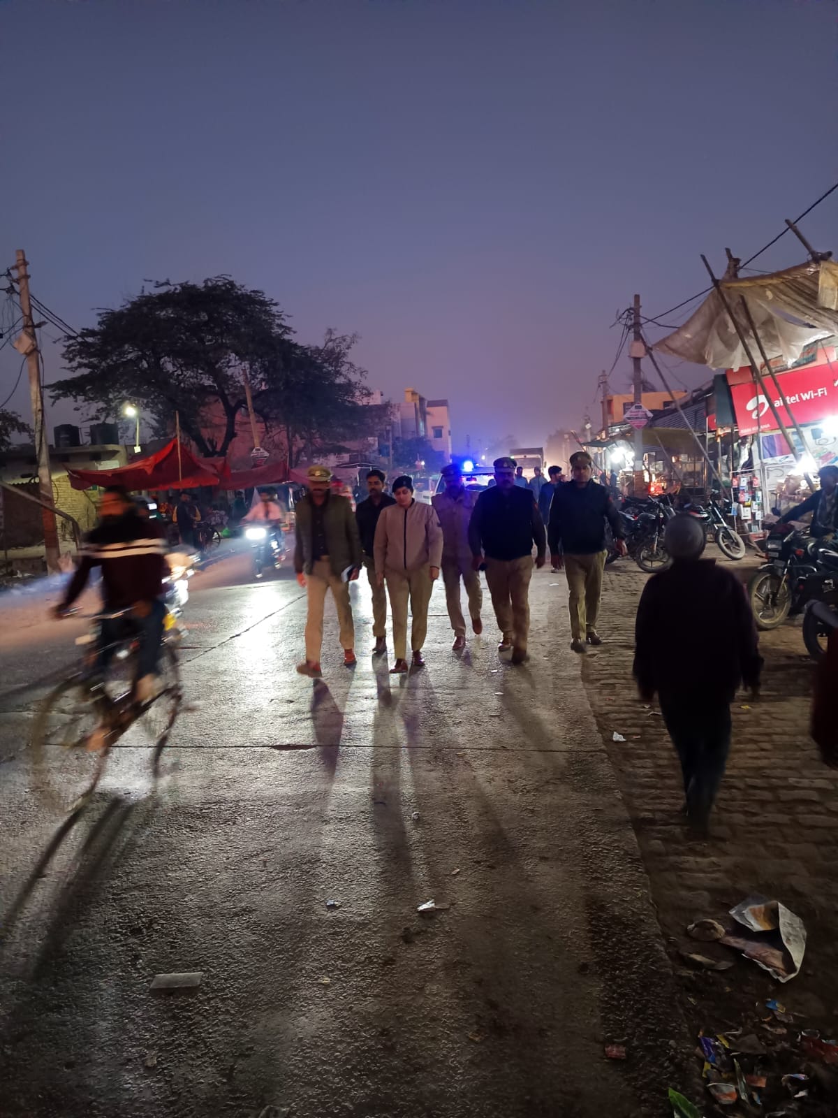 ACP conducted foot patrol and inspected security arrangements.