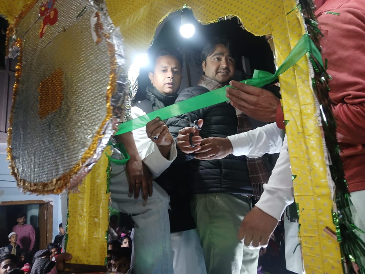 Fan procession taken out in Falavada