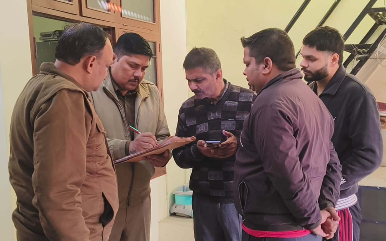 The thieves committed crimes at six different locations