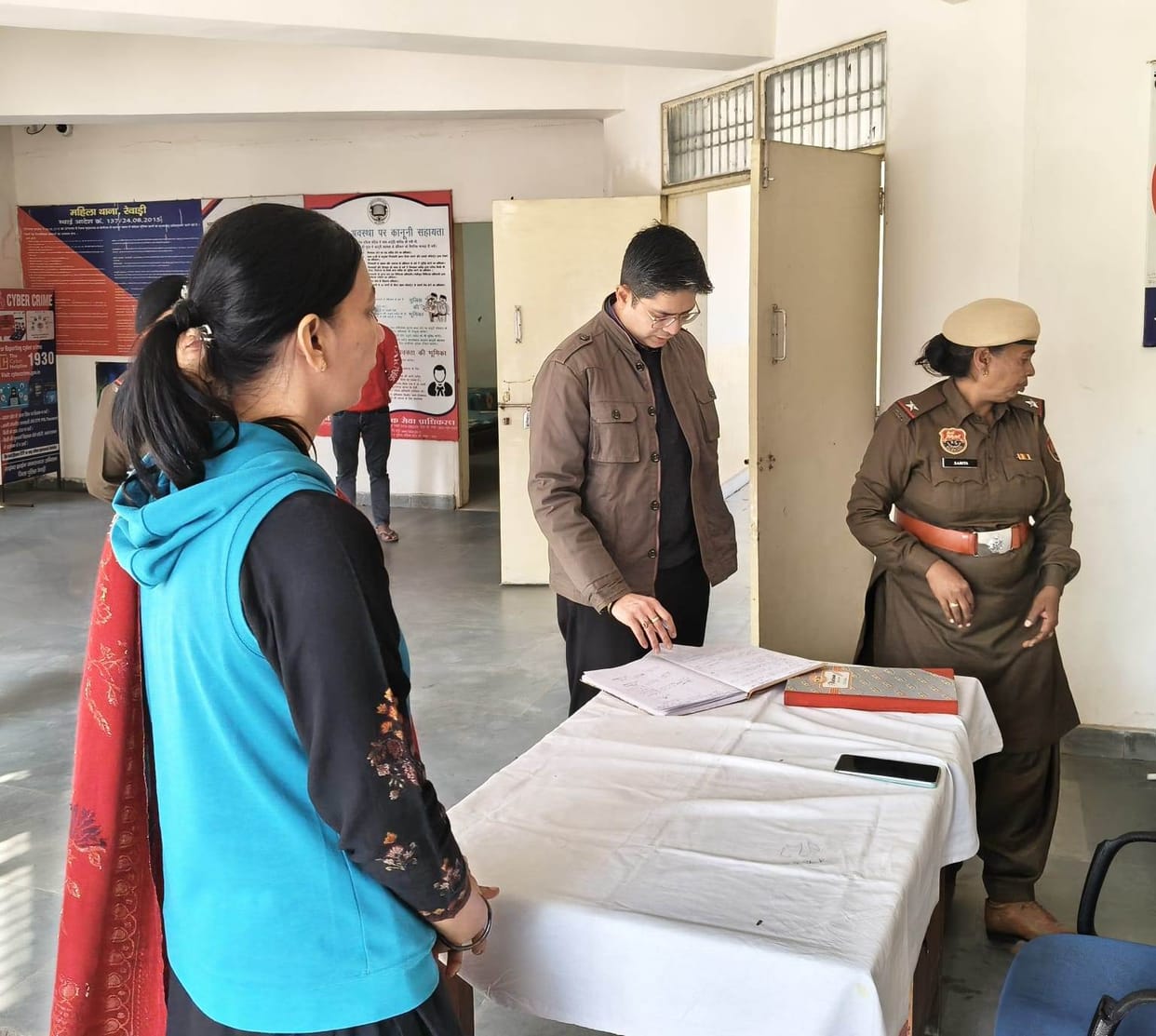 CJM Amit Verma inspected the arrangements at the old age home, Aastha Kunj, safe house and jail.
