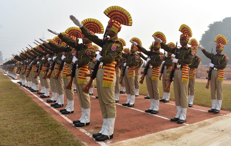 Graduation Parade: 343 recruits pledged to serve the nation.