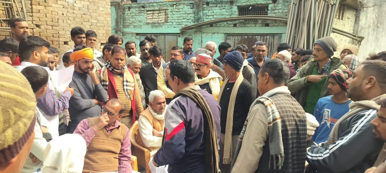 The body of an elderly man was found in a field; death is suspected to be due to shock