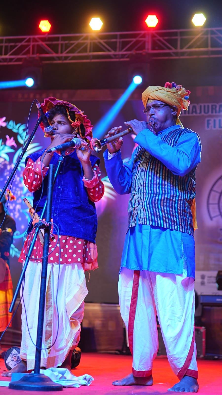 Artists from Mumbai performed on Bundeli folk song.
