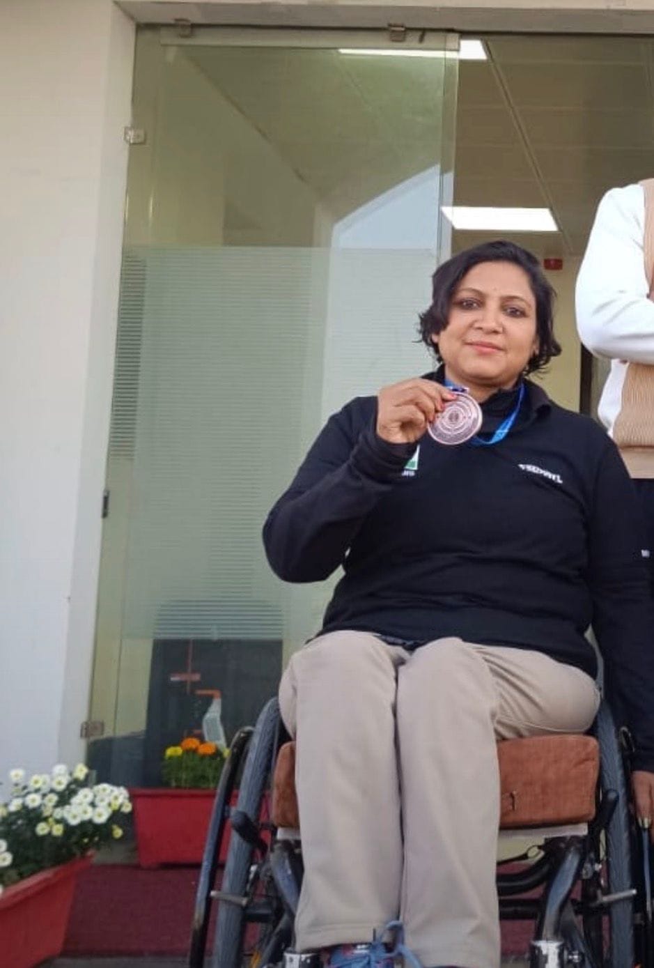 Kavita won a bronze medal at the Open National Shooting Competition.